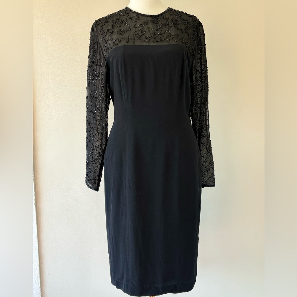 90’s romcom black cocktail dress